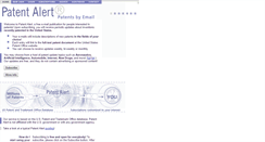 Desktop Screenshot of patentalert.com
